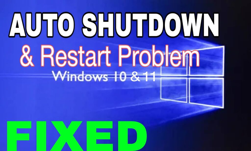 automatic shutdown problem