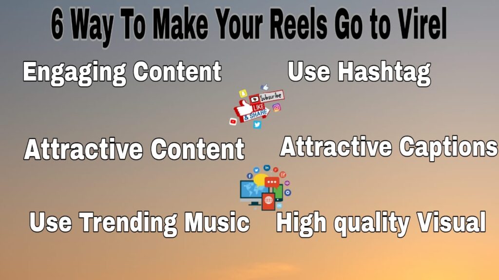 6 way to make reel go to virel on instagram