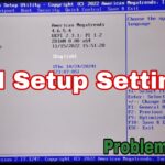 aptio setup utility problem