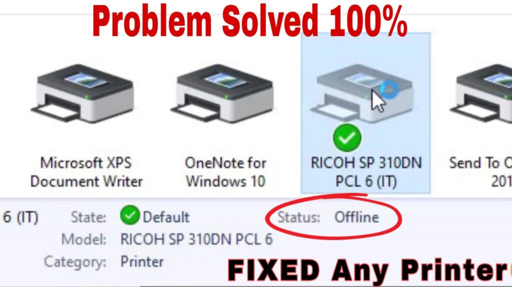 printer offline problem